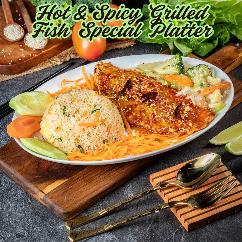 Hot & Spicy Grilled Fish Special