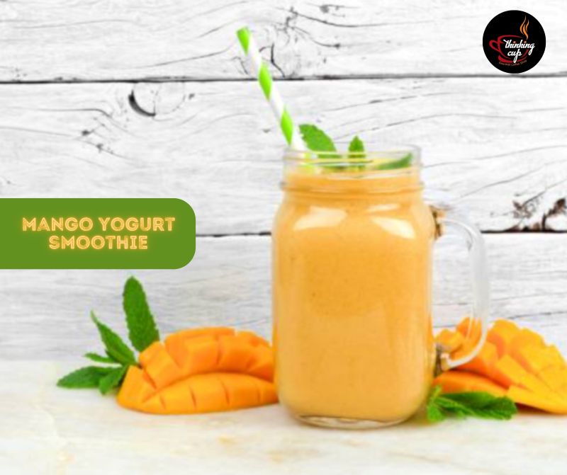 Mango yougurt smoothie