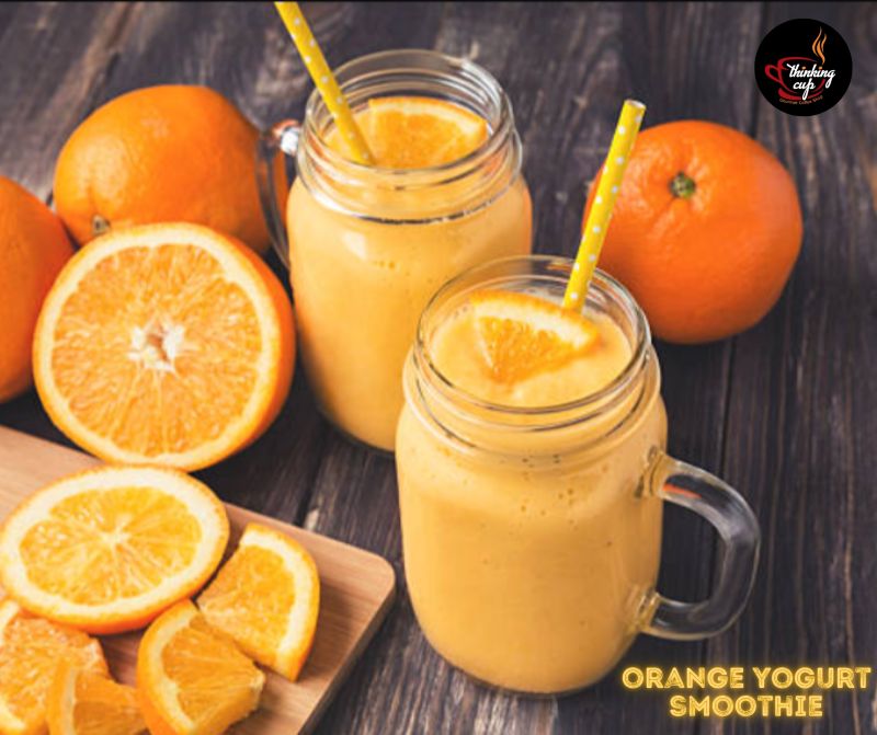 orange yogurt smoothie